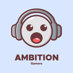 Obraz premium Cute character design of a ambition gamers