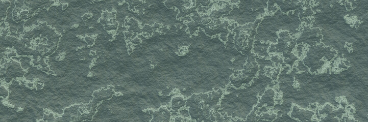 Abstract stone background. Green weathered rock surface texture.