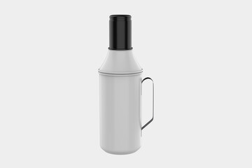Oil Dispenser Bottle Mockup Isolated On White Background.3d illustration