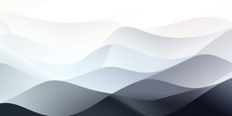 Fototapeta premium Abstract background featuring bright white and black hues, with curve, accentuated by a captivating color gradient ombre effect