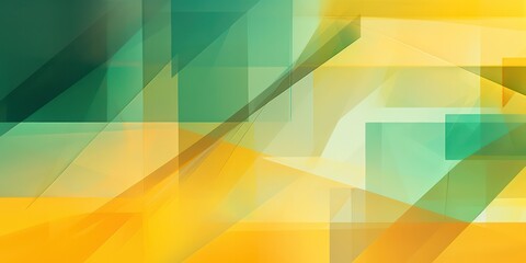 Abstract modern background featuring vibrant yellow and bright mint gold orange hues.