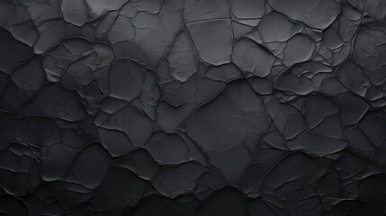 Abstract Black Cracked Texture Background