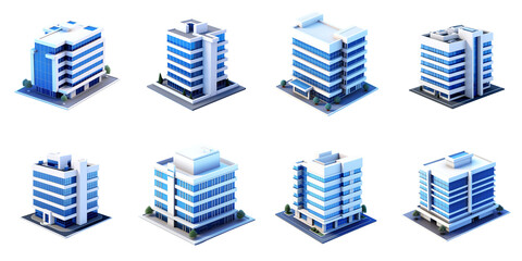 3d Office Building Artificial Intelligence Generative