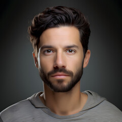 Fototapeta premium Portrait of a handsome man with healthy and clean look