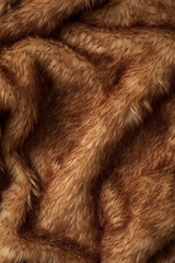 Close up photograph of a natural fur piece