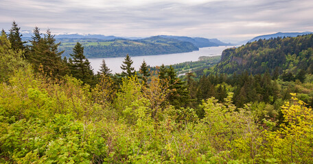 Crown Point at the Vista House State Scenic Corridor, Columbia River Gorge