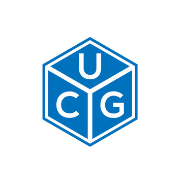 UCG letter logo design on white background. UCG creative initials letter logo concept. UCG letter design.
