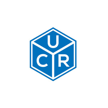 UCR letter logo design on white background. UCR creative initials letter logo concept. UCR letter design.
