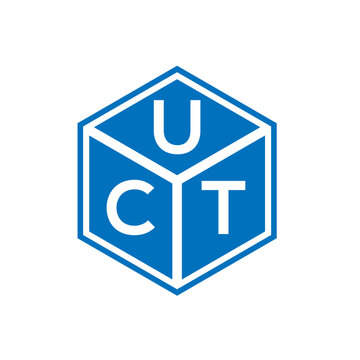 UCT letter logo design on white background. UCT creative initials letter logo concept. UCT letter design.
