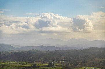 Obraz premium Overlook in Astoria in Oregon on the Columbia River