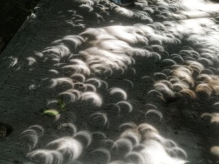 Eclipse en el suelo