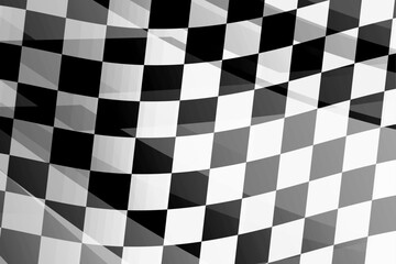 checkered flag waving outside background