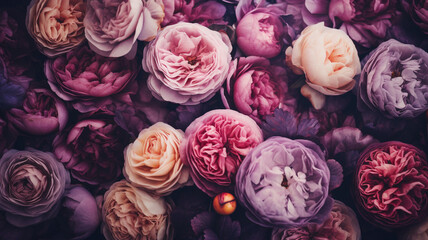 Beautiful purple colored flower background