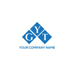 YGT letter logo design on white background. YGT creative initials letter logo concept. YGT letter design.
