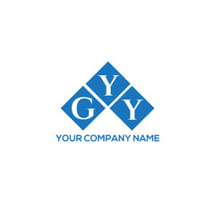 YGY letter logo design on white background. YGY creative initials letter logo concept. YGY letter design.
