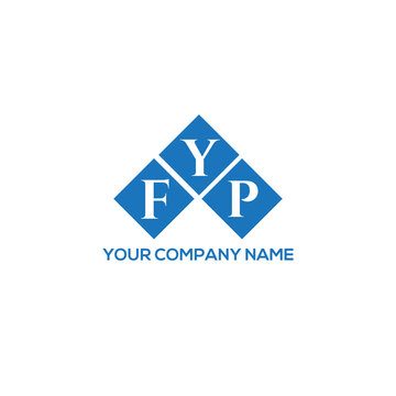 YFP letter logo design on white background. YFP creative initials letter logo concept. YFP letter design.
