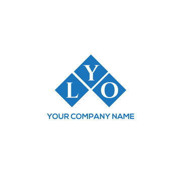 YLO letter logo design on white background. YLO creative initials letter logo concept. YLO letter design.
