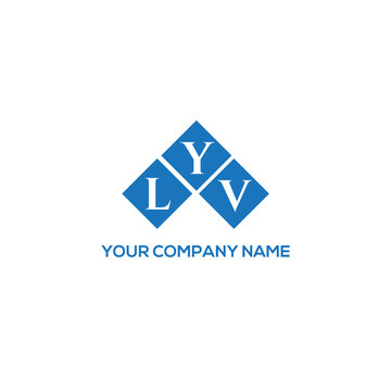 YLV letter logo design on white background. YLV creative initials letter logo concept. YLV letter design.
