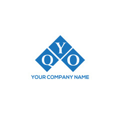YQO letter logo design on white background. YQO creative initials letter logo concept. YQO letter design.
