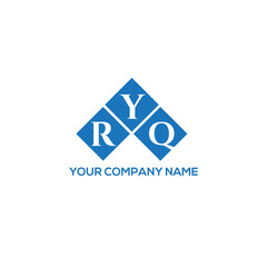 YRQ letter logo design on white background. YRQ creative initials letter logo concept. YRQ letter design.
