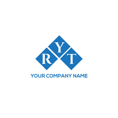 YRT letter logo design on white background. YRT creative initials letter logo concept. YRT letter design.
