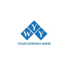 Naklejka premium YWY letter logo design on white background. YWY creative initials letter logo concept. YWY letter design. 