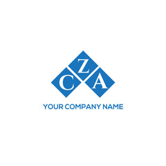 ZCA letter logo design on white background. ZCA creative initials letter logo concept. ZCA letter design.
