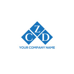 Fototapeta premium ZCD letter logo design on white background. ZCD creative initials letter logo concept. ZCD letter design. 