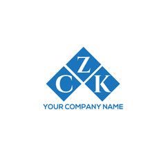 ZCK letter logo design on white background. ZCK creative initials letter logo concept. ZCK letter design.
