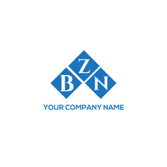 Fototapeta premium ZBN letter logo design on white background. ZBN creative initials letter logo concept. ZBN letter design. 