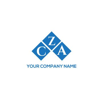 ZCA letter logo design on white background. ZCA creative initials letter logo concept. ZCA letter design.
