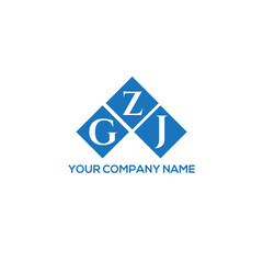 ZGJ letter logo design on white background. ZGJ creative initials letter logo concept. ZGJ letter design.
