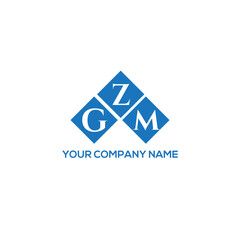 Fototapeta premium ZGM letter logo design on white background. ZGM creative initials letter logo concept. ZGM letter design. 