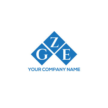 ZGE letter logo design on white background. ZGE creative initials letter logo concept. ZGE letter design.

