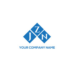 Naklejka premium ZJN letter logo design on white background. ZJN creative initials letter logo concept. ZJN letter design. 