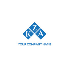ZKA letter logo design on white background. ZKA creative initials letter logo concept. ZKA letter design.
