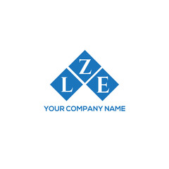 ZLE letter logo design on white background. ZLE creative initials letter logo concept. ZLE letter design.
