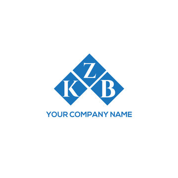 ZKB letter logo design on white background. ZKB creative initials letter logo concept. ZKB letter design.
