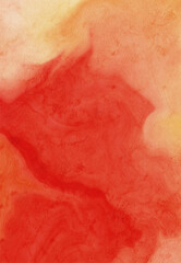 Fototapeta premium Abstract red watercolor paint background. Vector illustration