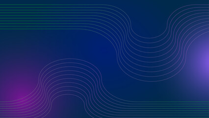 Abstract gradient background with dynamice circle lines. Modern shiny blue diagonal rounded lines pattern. Futuristic technology concept. Suit for poster, banner, brochure, corporate, website