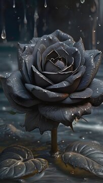 "Shadowed Blooms: Captivating Black Rose Artwork and Dark Floral Imagery on Adobe Stock"	