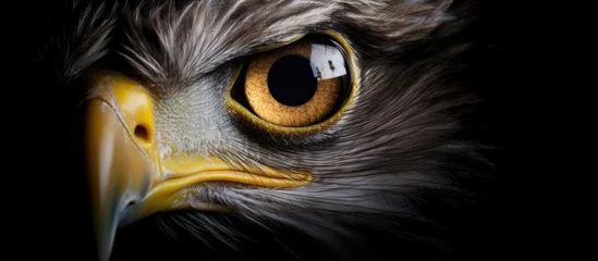 Poster close up of eagle's eye. © diwek