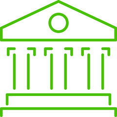government line icon symbol illustration