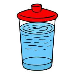 glass vector illustration