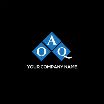 OAQ letter logo design on white background. OAQ creative initials letter logo concept. OAQ letter design.
