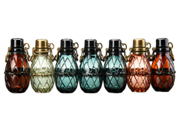 Grenade  isolated on PNG Background. Generative Ai.