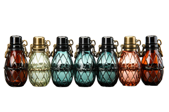 Grenade  isolated on PNG Background. Generative Ai.