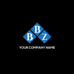 BBZ letter logo design on white background. BBZ creative initials letter logo concept. BBZ letter design.
