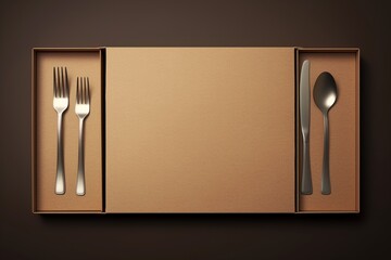 Minimalistic and elegant blank plate board-style menu design