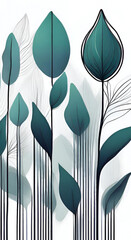 Pattern with leaves wallpapers for I pad, Notebook cover, I phone, tab mobile high quality images.